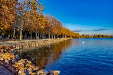 Kékszalag sétány Balatonfüred