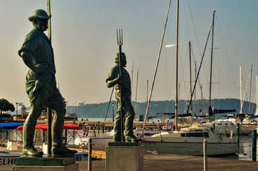 Új strand Balatonfüreden